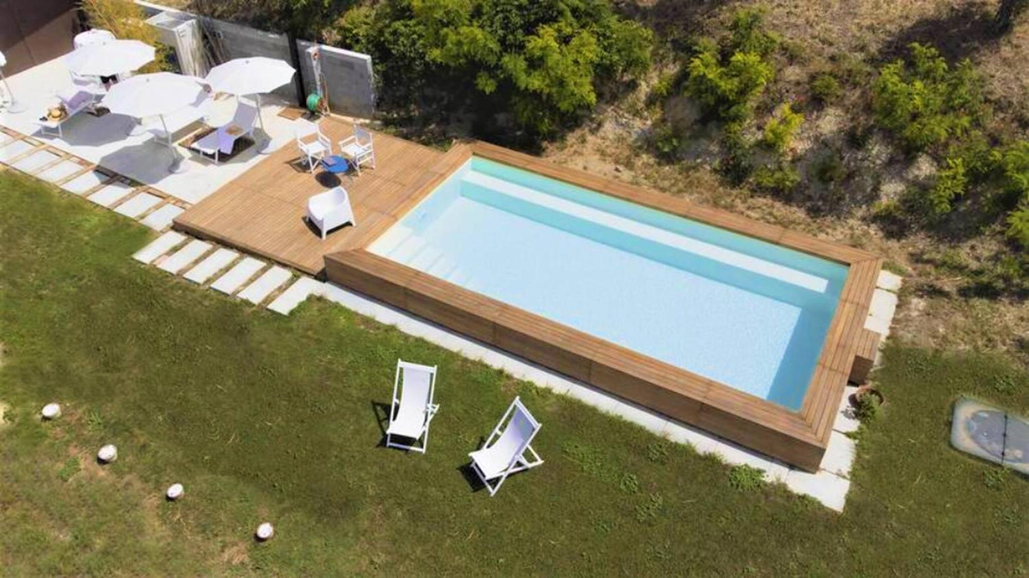 Borgo Calbianco - Private House With Pool & Airco Villa Cerreto Castello Luaran gambar