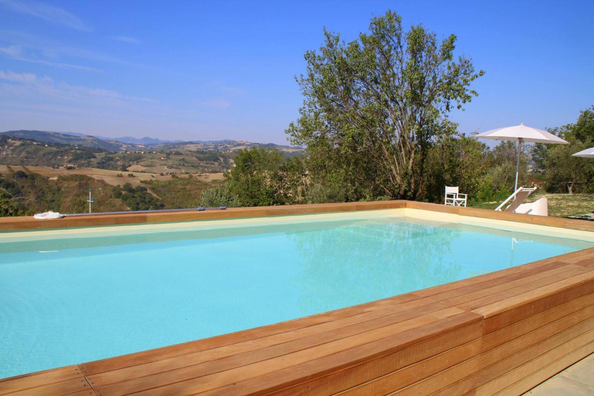 Borgo Calbianco - Private House With Pool & Airco Villa Cerreto Castello Luaran gambar