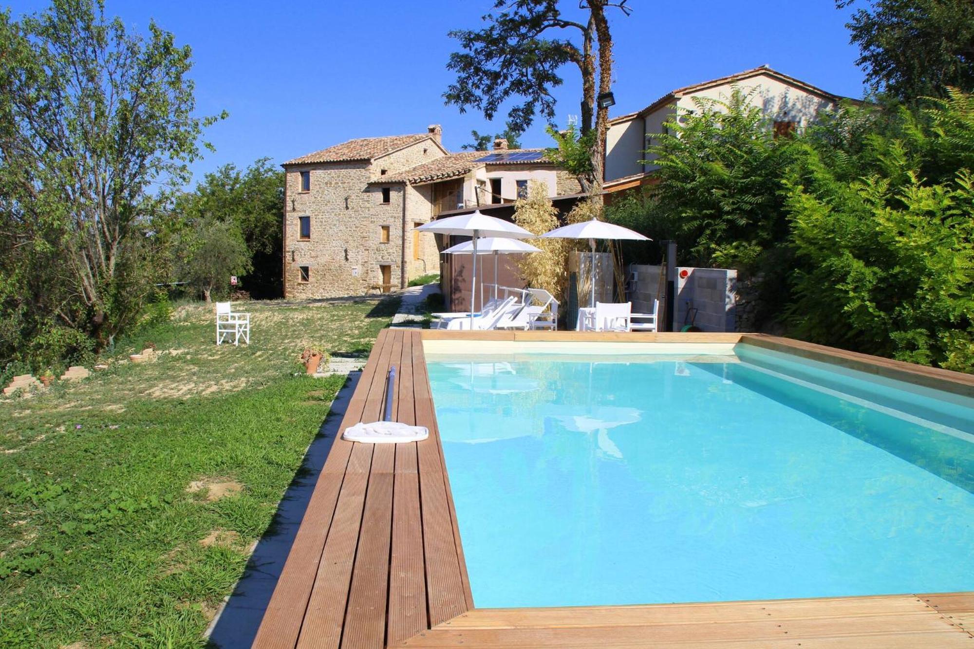 Borgo Calbianco - Private House With Pool & Airco Villa Cerreto Castello Luaran gambar